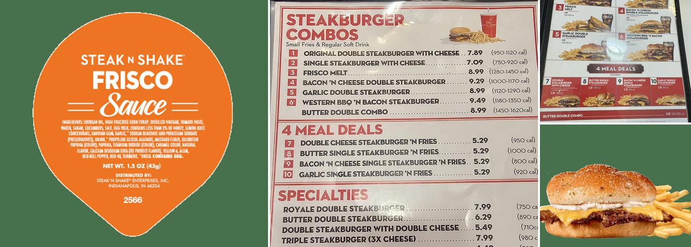 Steak 'n Shake Menu