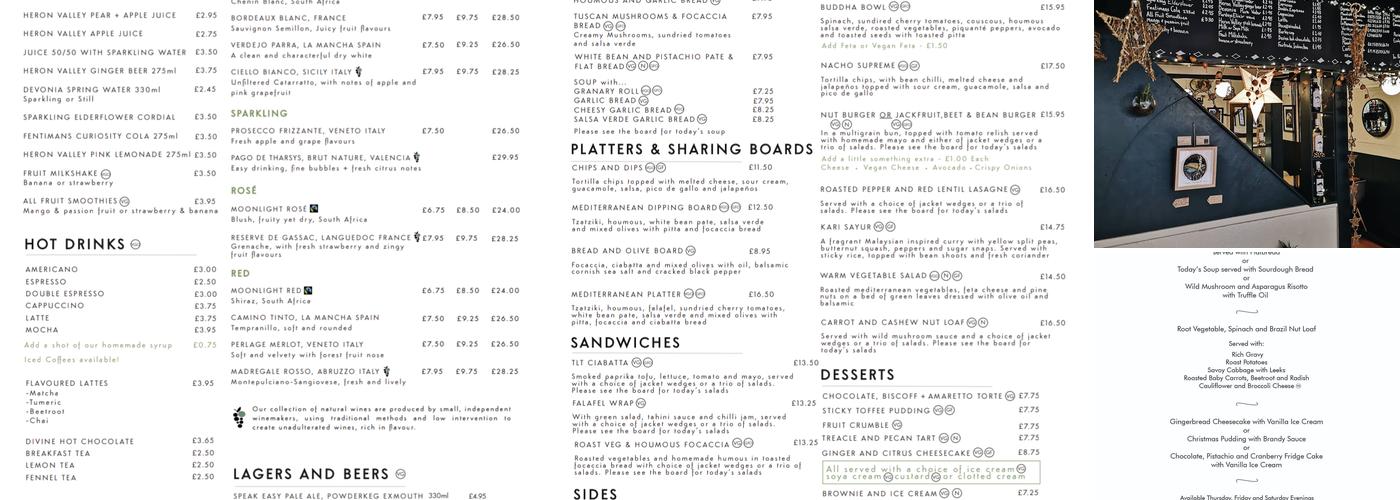 Herbies Menu