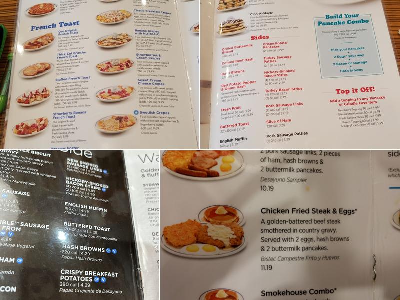 IHOP Menu