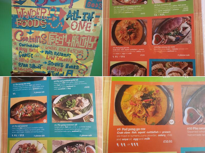 Supha's Street Food Emporium Menu