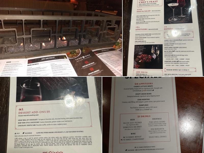 P.F. Chang's Menu