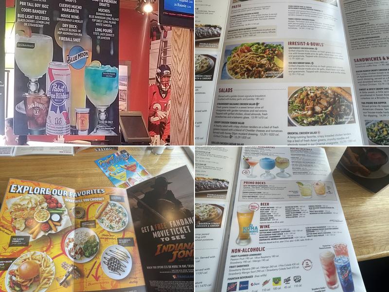 Applebee's Grill + Bar Menu