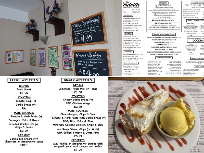 The Soulville Steakhouse Menu