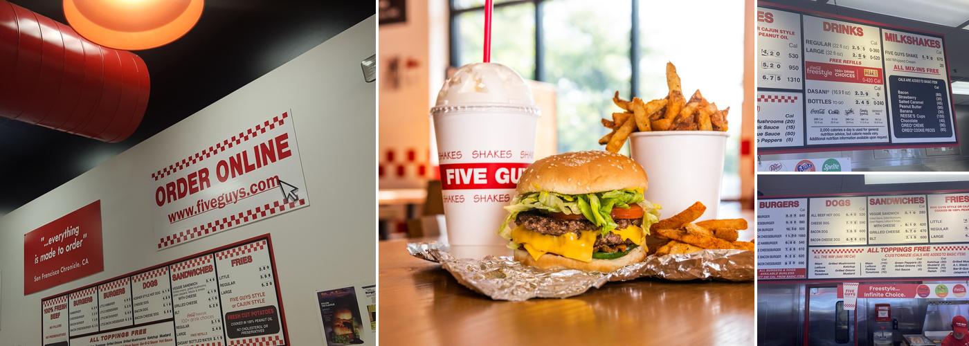 Five Guys Menu