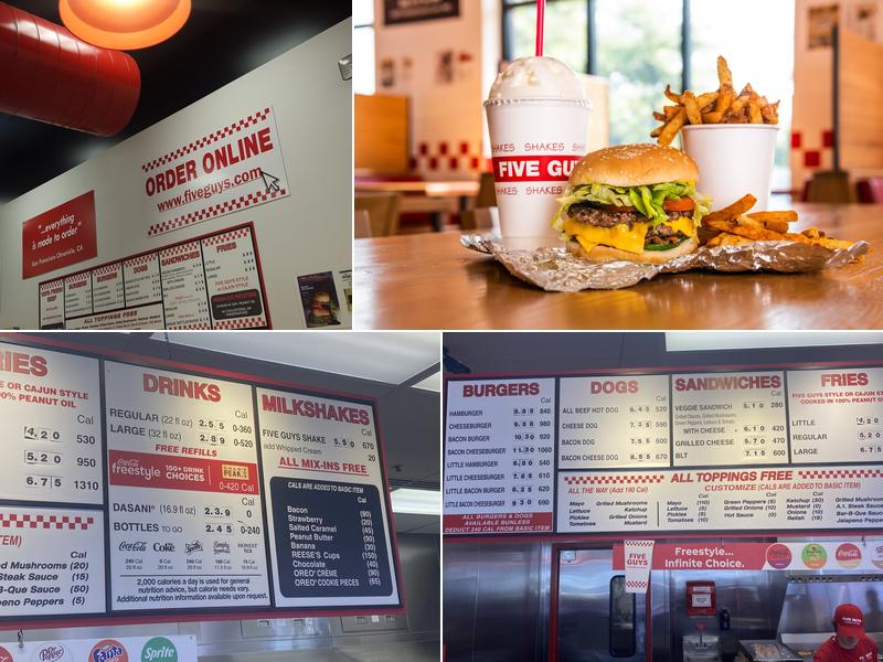 Five Guys Menu