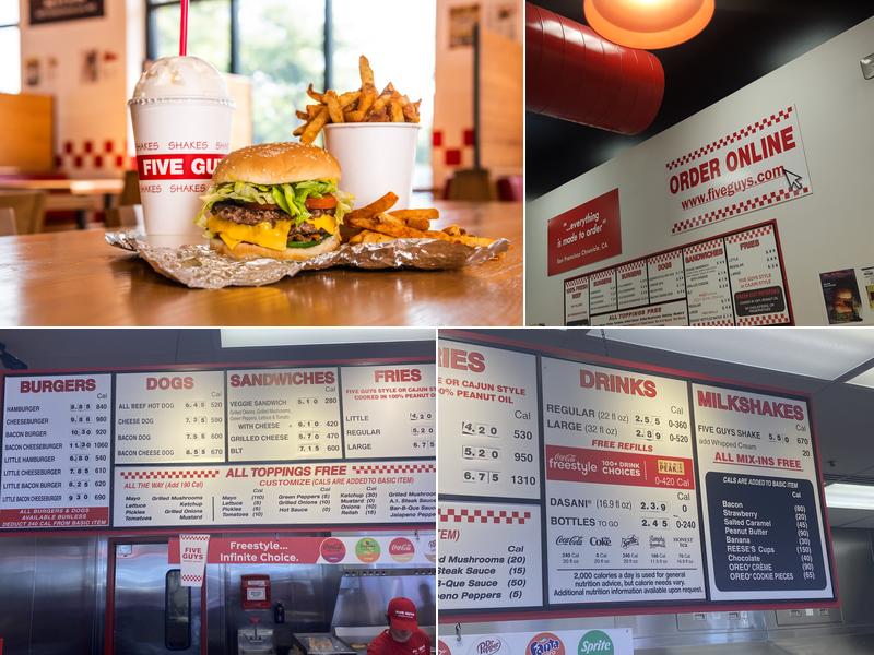 Five Guys Menu