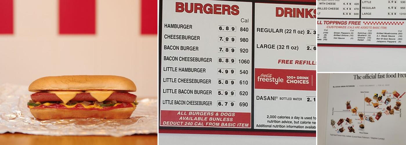 Five Guys Menu