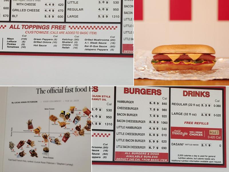 Five Guys Menu
