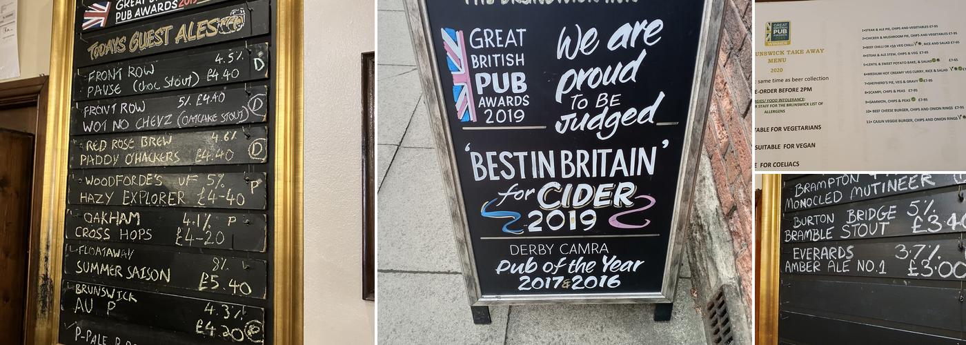 The Brunswick Inn Menu