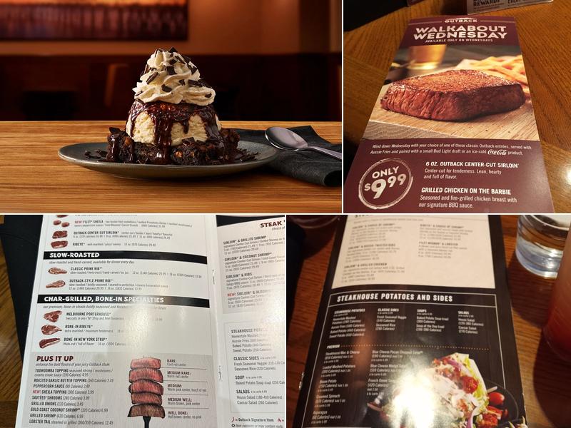 Outback Steakhouse Menu