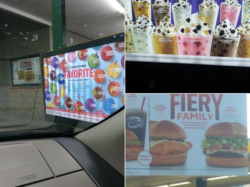 Sonic Drive-In Menu