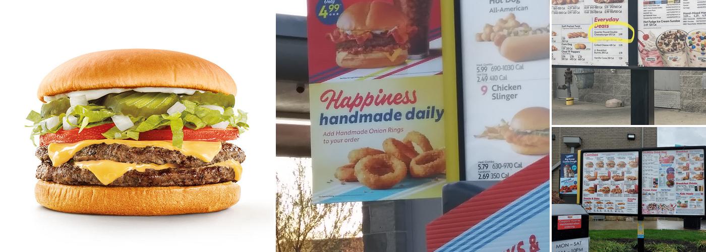 Sonic Drive-In Menu