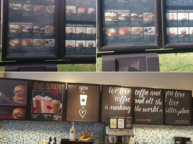 Starbucks Menu