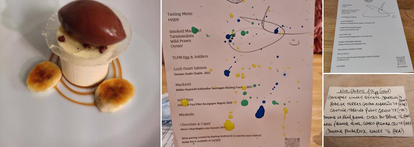 The Little Fish Market Menu