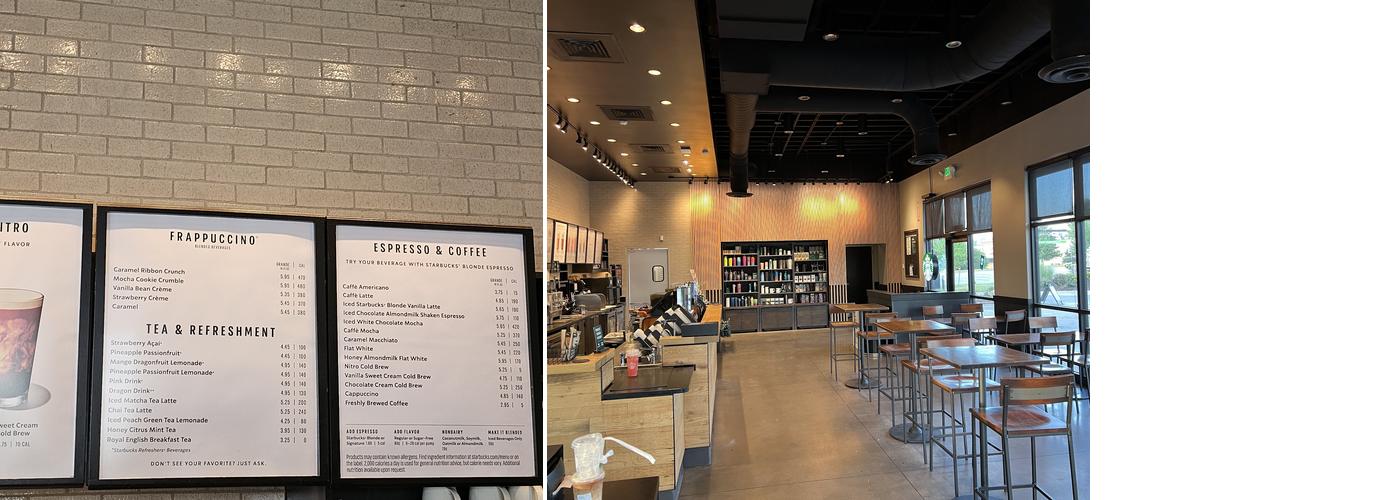 Starbucks Menu
