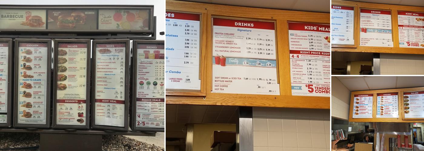 Wendy's Menu