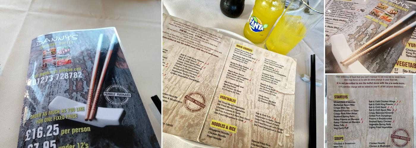 Danny's Restaurant Menu