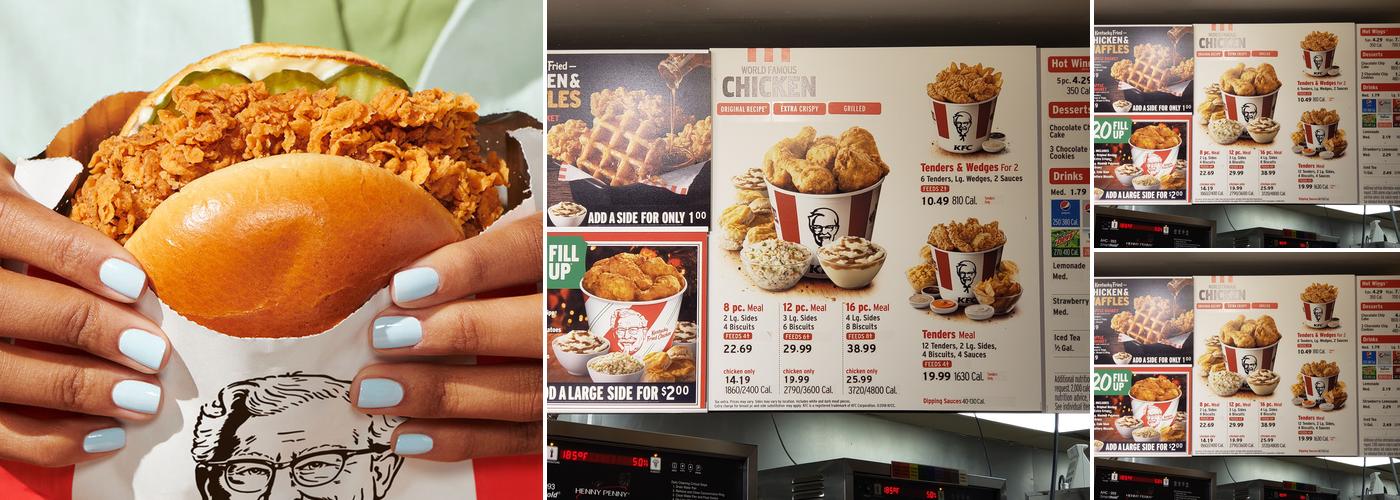 KFC Menu
