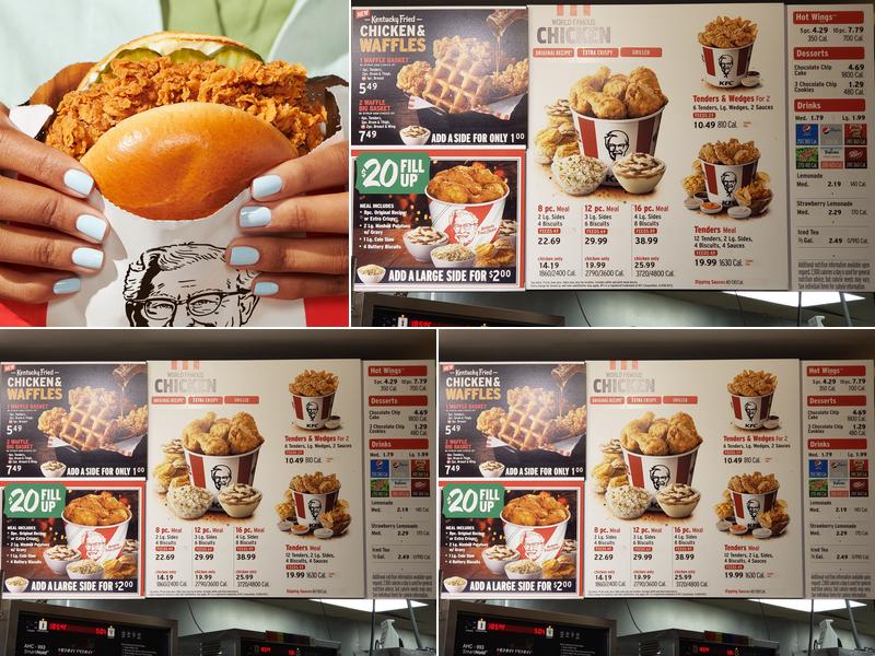 KFC Menu