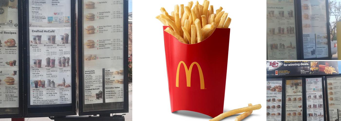 McDonald's Menu