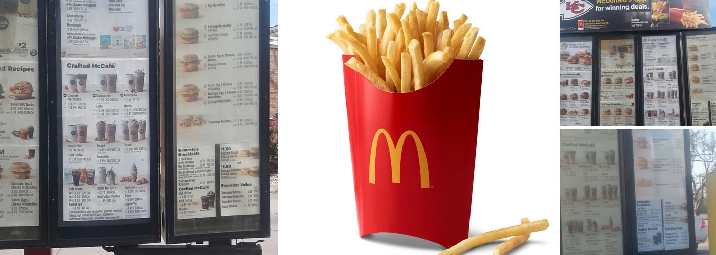 McDonald's Menu