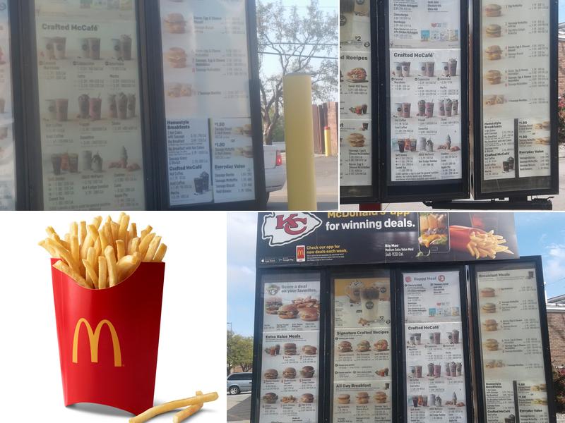 McDonald's Menu