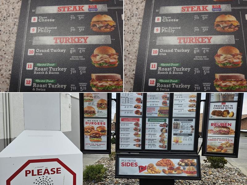 Arby's Menu