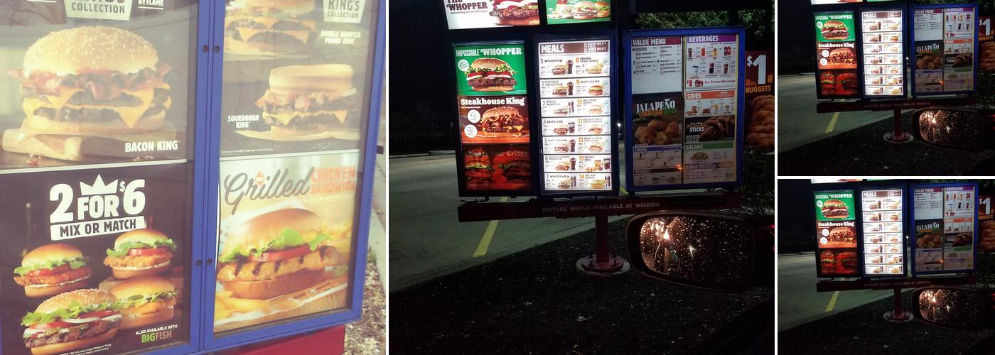 Burger King Menu