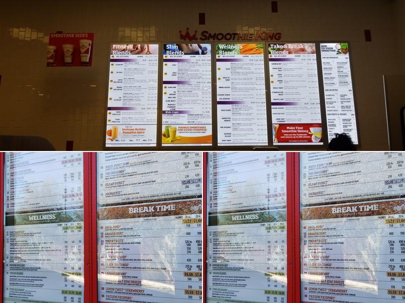Smoothie King Menu