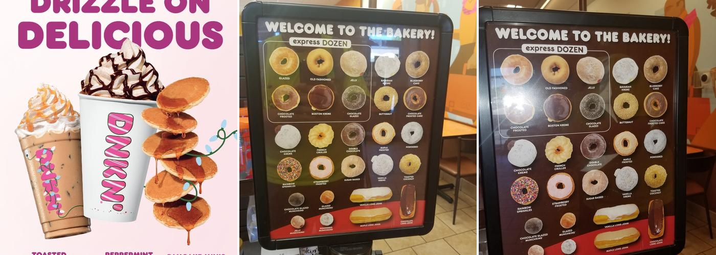 Dunkin' Menu