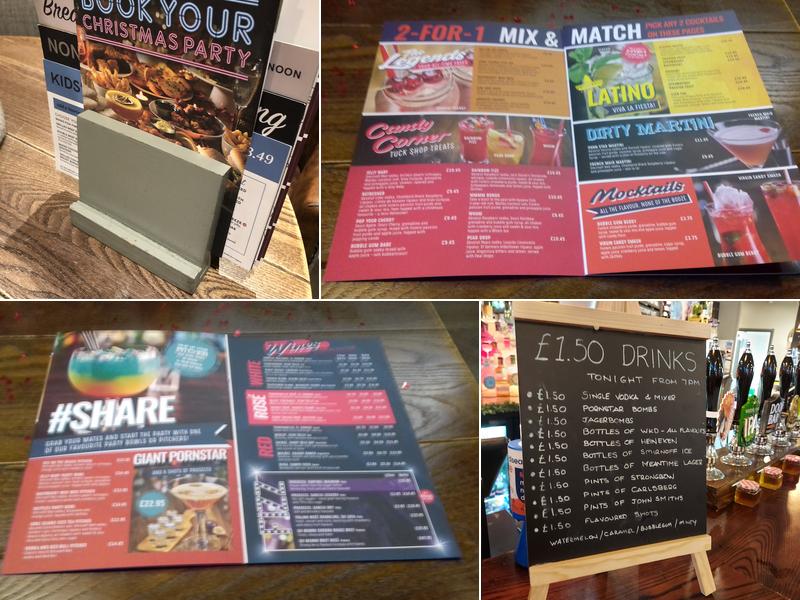 Yates Menu