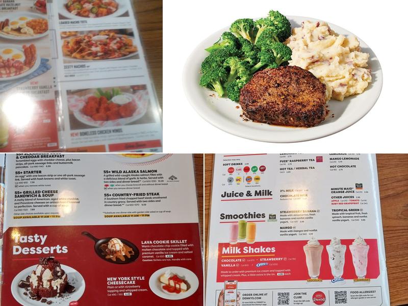 Denny's Restaurant Menu