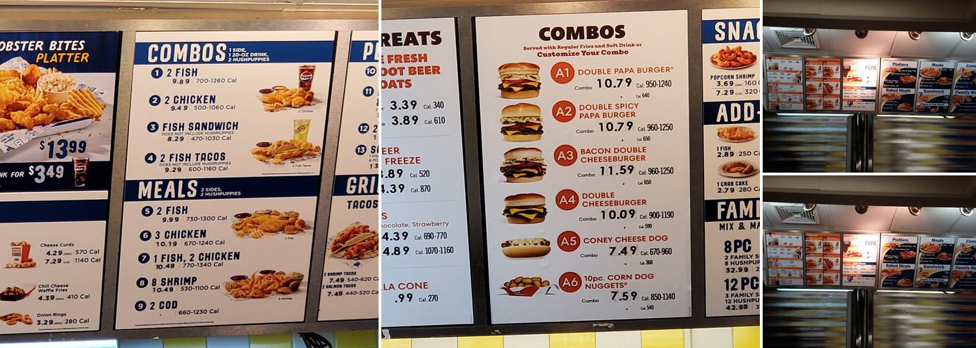 Long John Silver's Menu