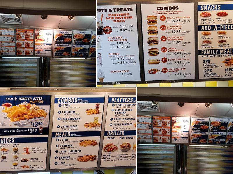 Long John Silver's Menu