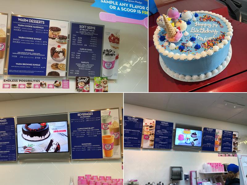 Baskin-Robbins Menu