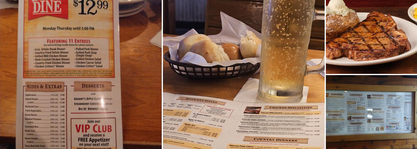 Texas Roadhouse Menu