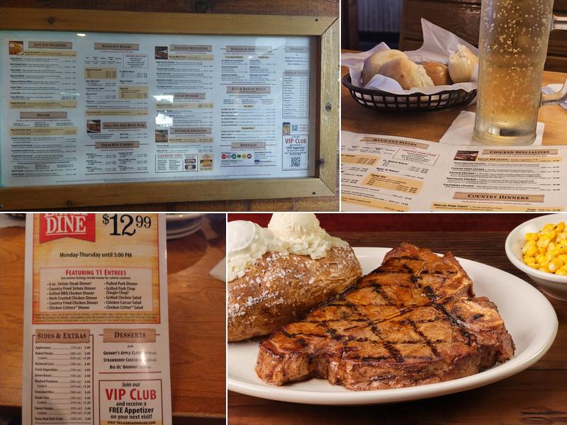 Texas Roadhouse Menu