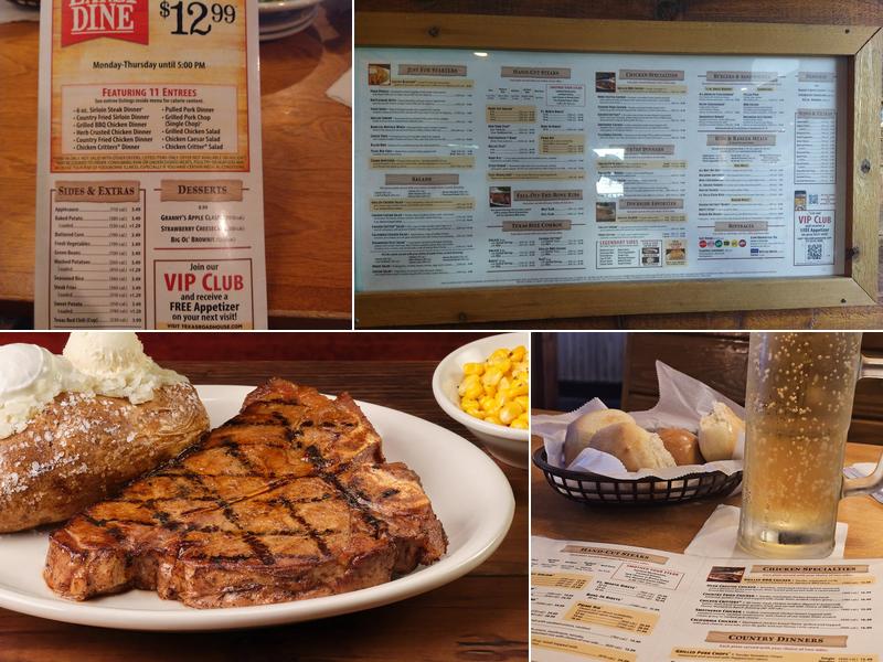 Texas Roadhouse Menu