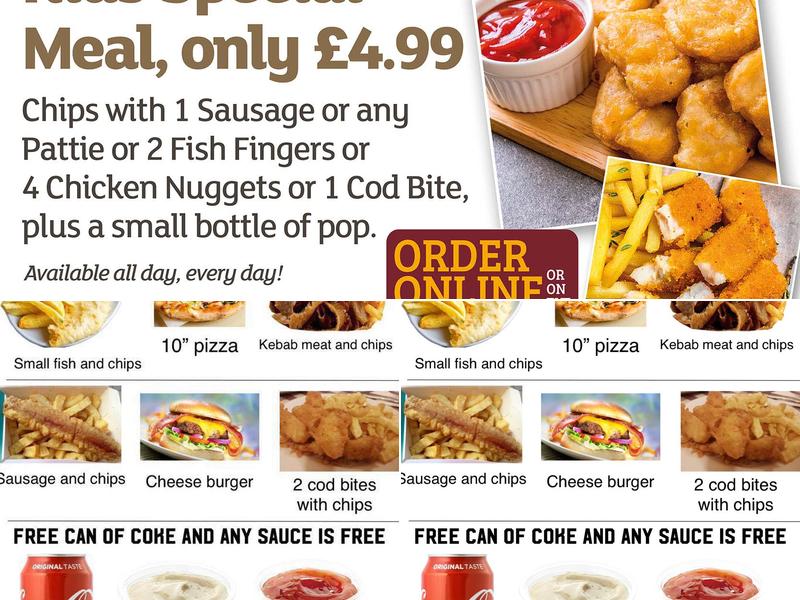 Merrills Fish Grill Menu