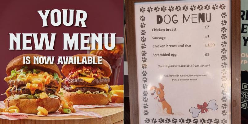 Yates - Sunderland Menu