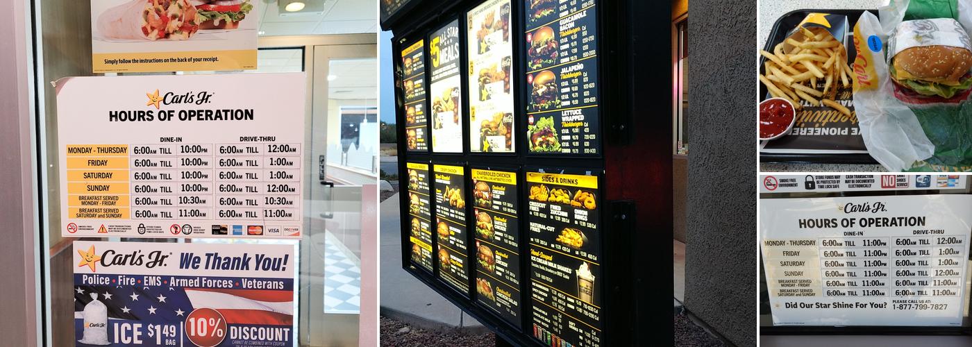 Carl's Jr. Menu