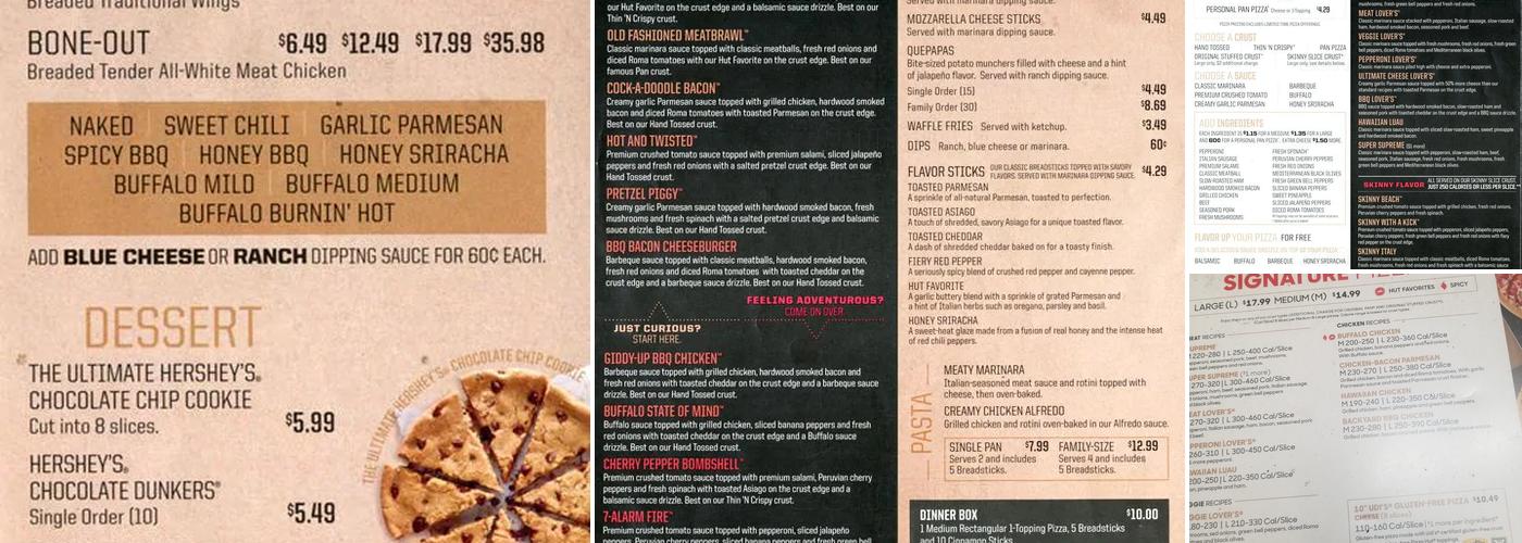 Pizza Hut Menu