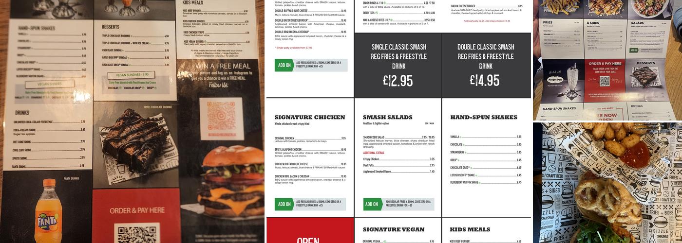 Smashburger Menu