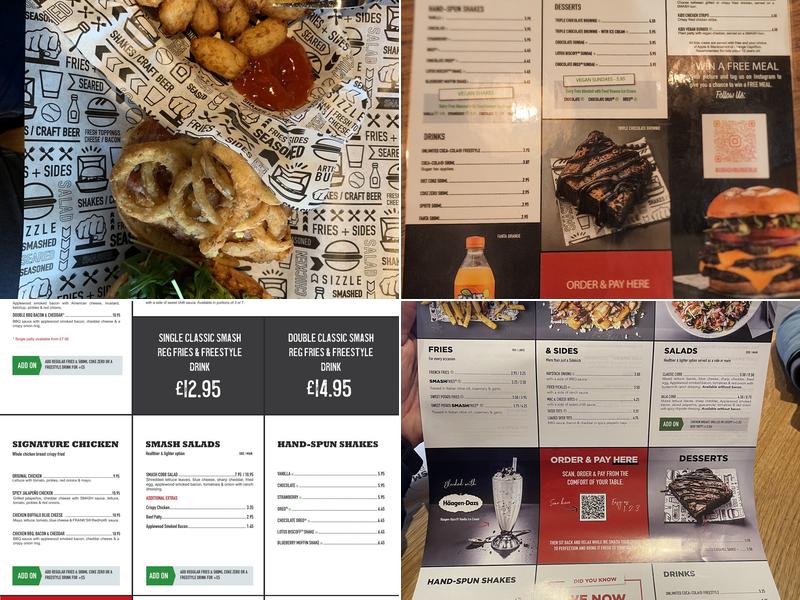 Smashburger Menu