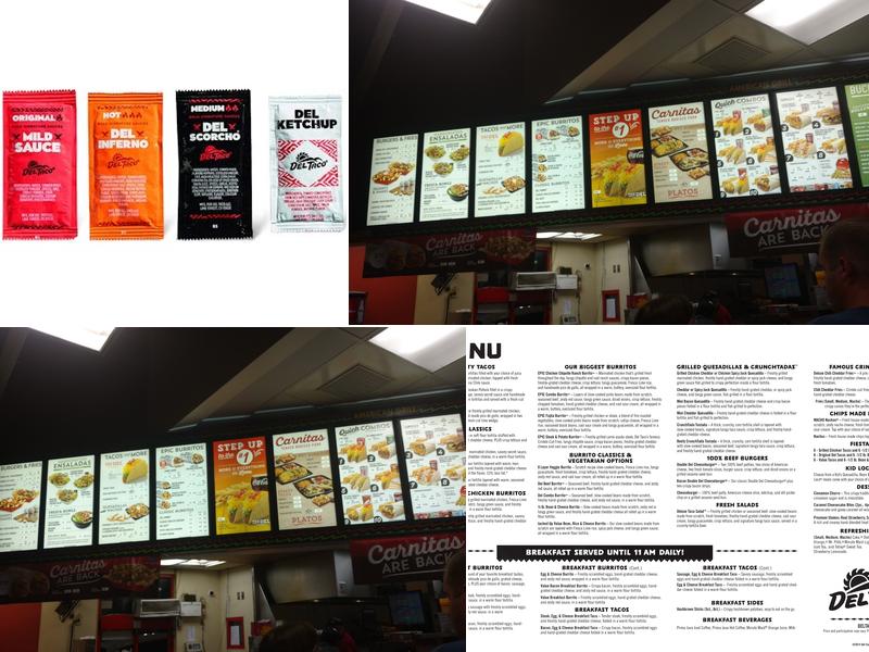 Del Taco Menu