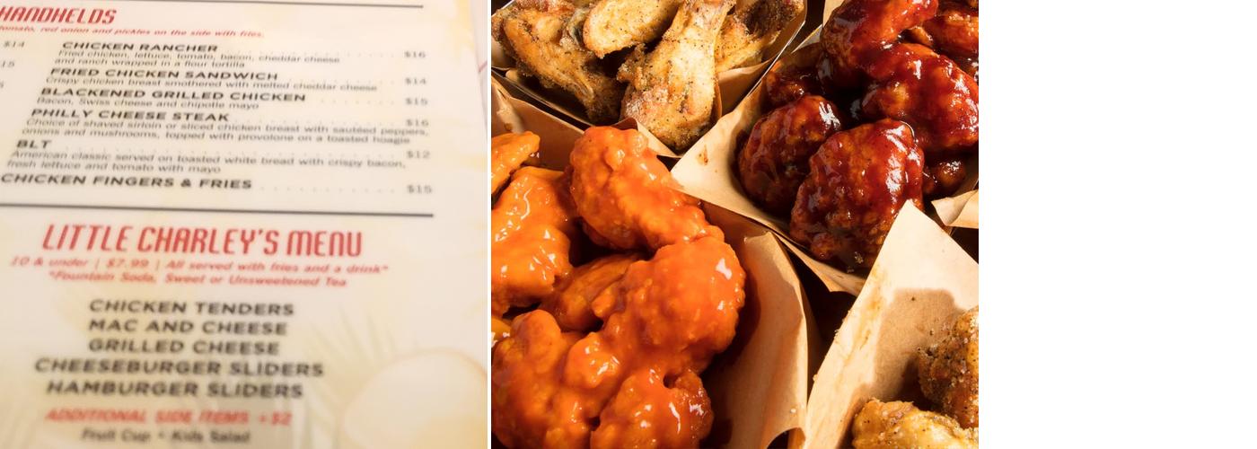 Charleys Menu