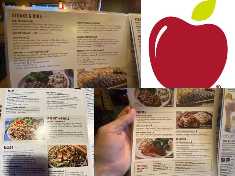 Applebee's Grill + Bar Menu