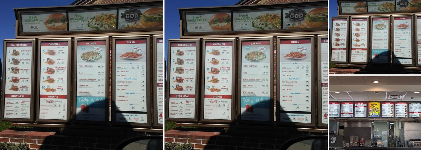Wendy's Menu