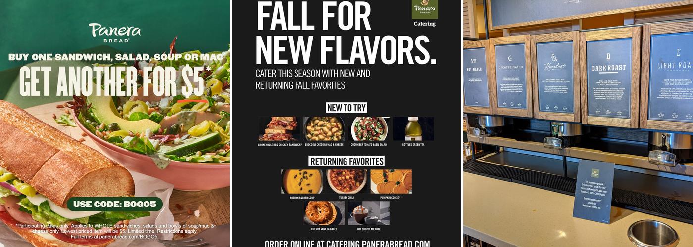 Panera Bread Menu