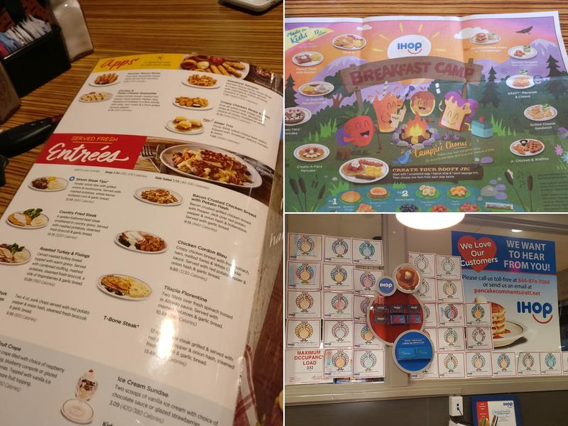 IHOP Menu